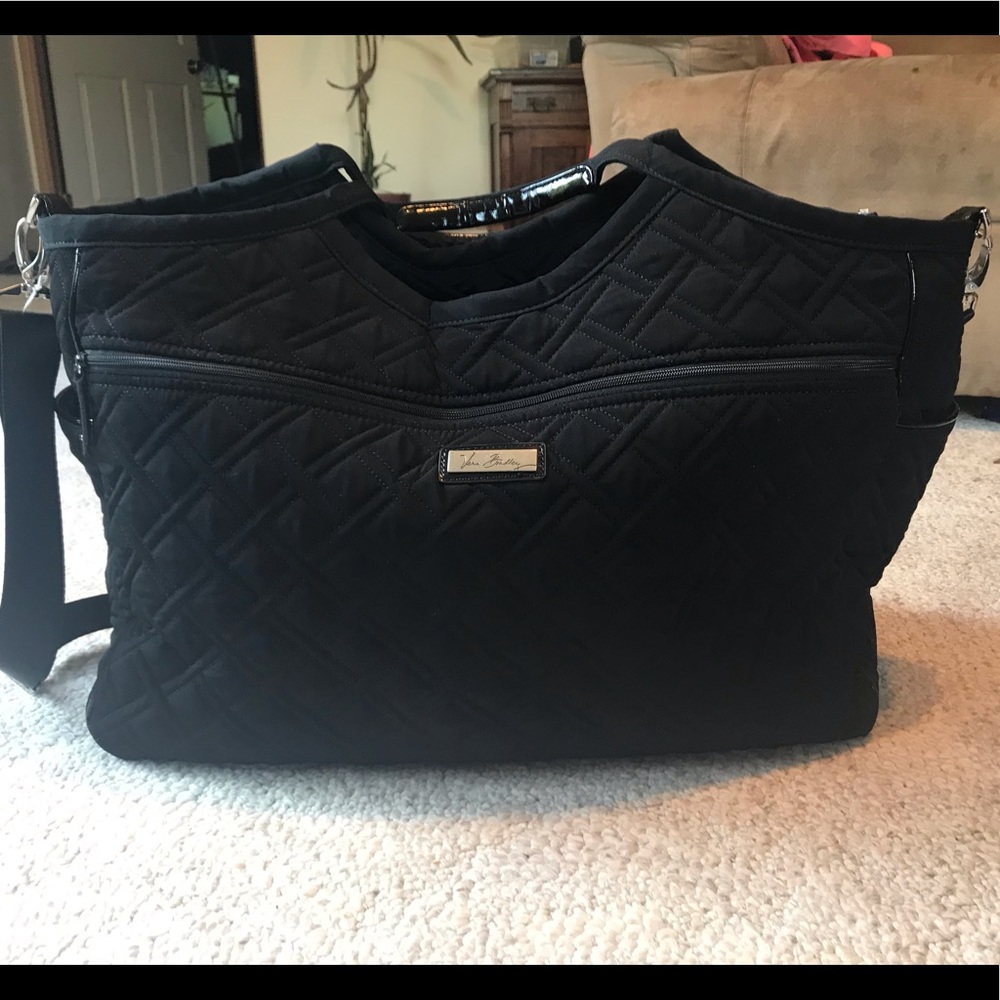 Vera Bradley Black Travel Bag